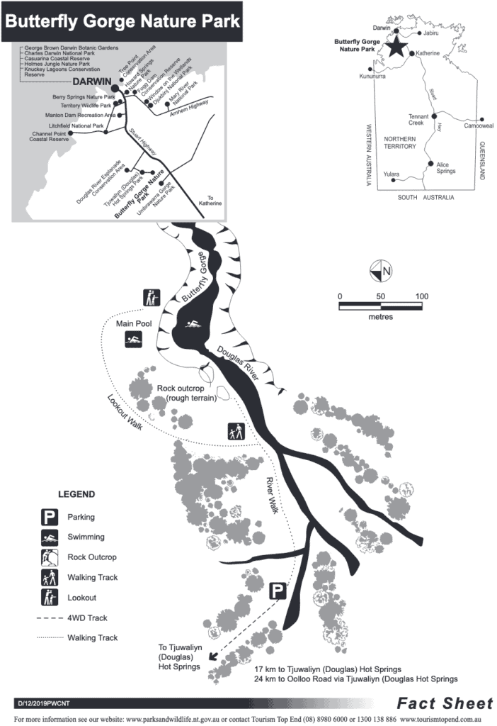 Butterfly Gorge map